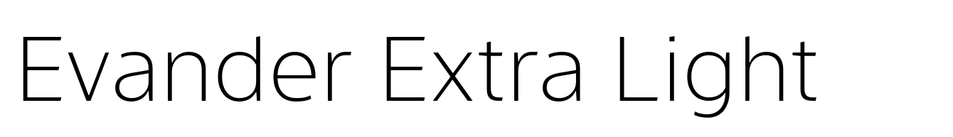 Evander Extra Light